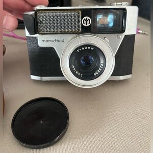 Vintage Mansfield Skylar Camera W/ Leather Case and Strap